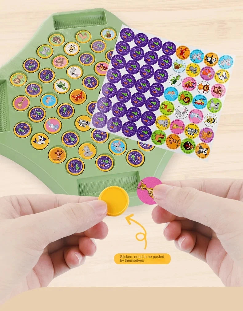 Animal Flip Chess Fun Memory Game Board Games Parent-Child Interactive Family Party Board Games Children Adult Social Table Game