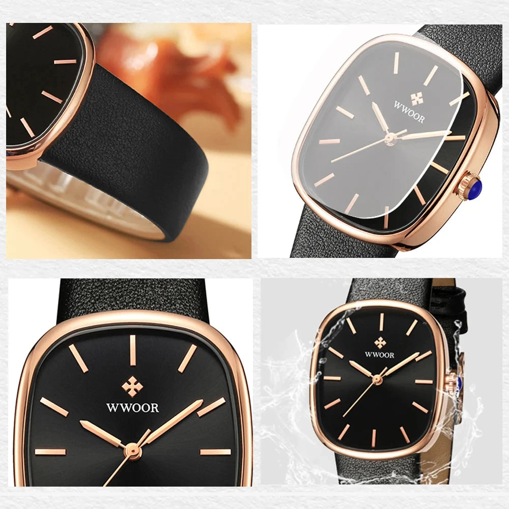 Women Watch Fashion Leather