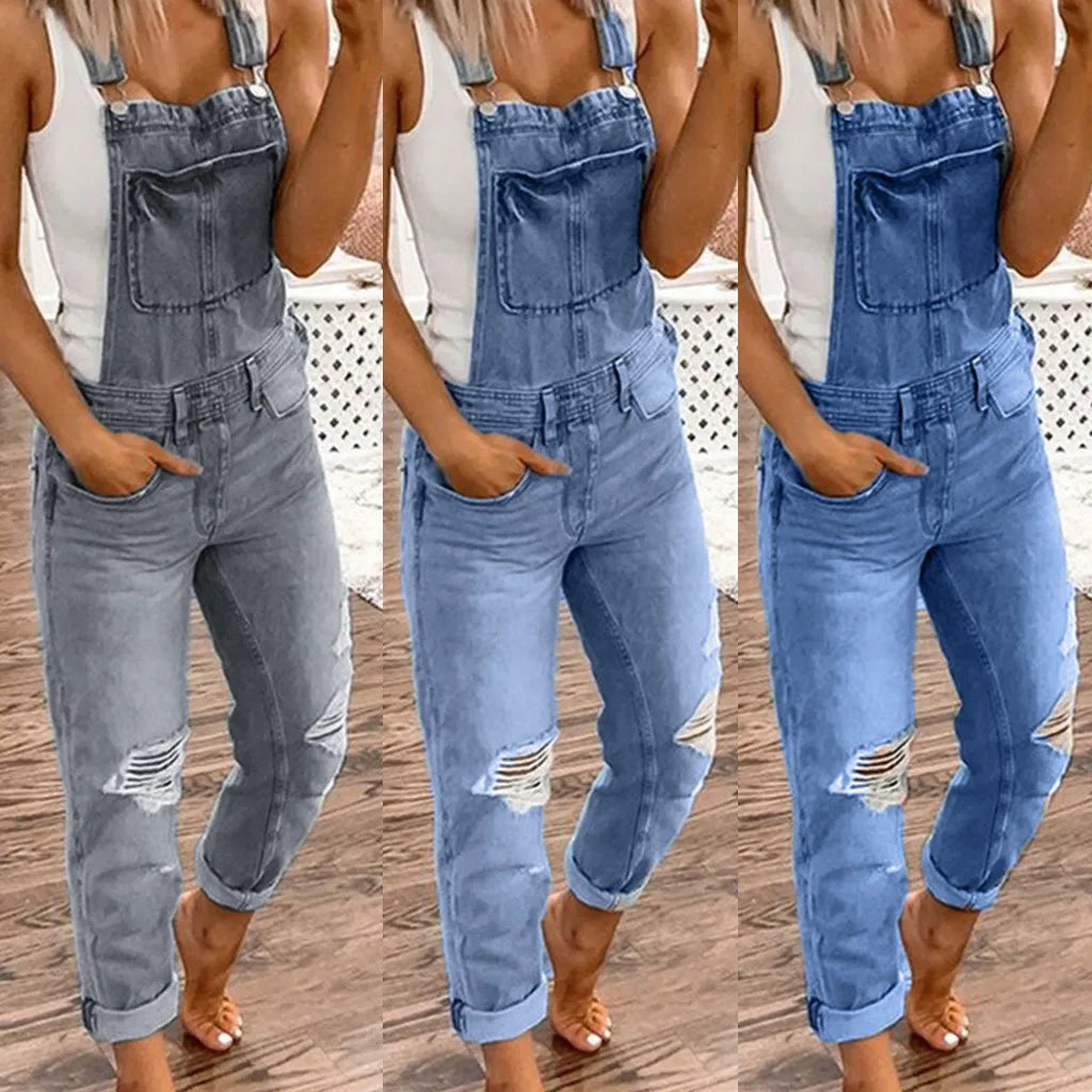 Denim Bib Jumpsuit