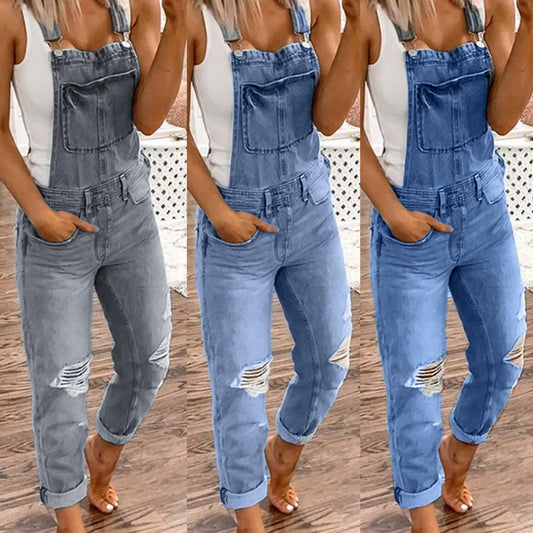 Denim Bib Jumpsuit