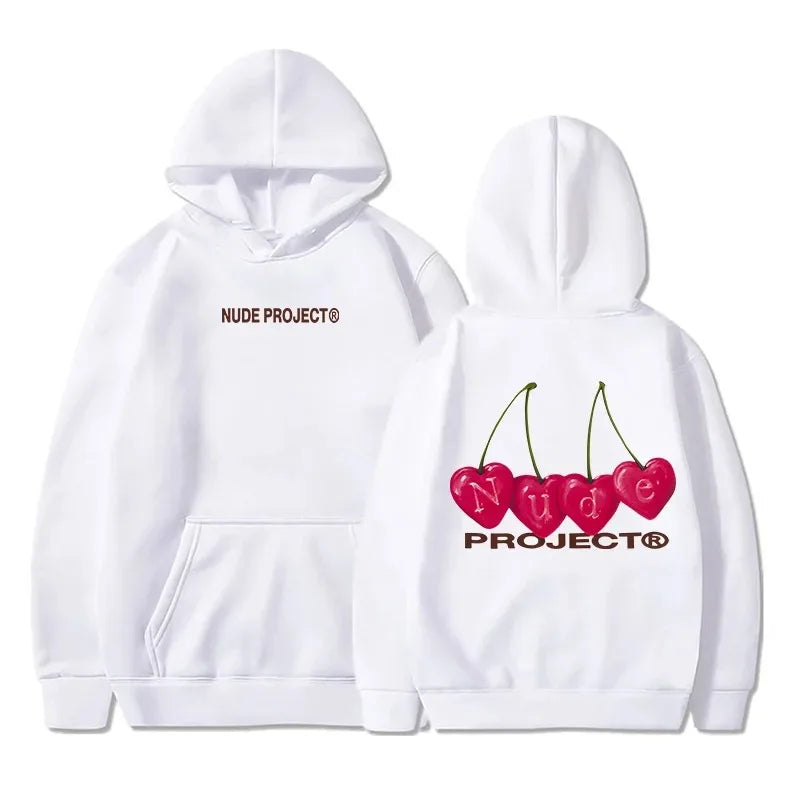 Nude Project Women's Thin Hoodie, Brand Sweatshirts, Y2K Clo