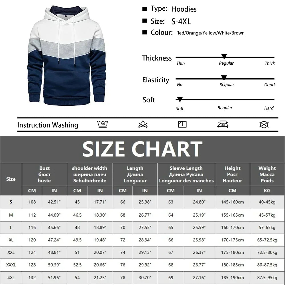 Men's Clothing Casual Sweatshirt Suit