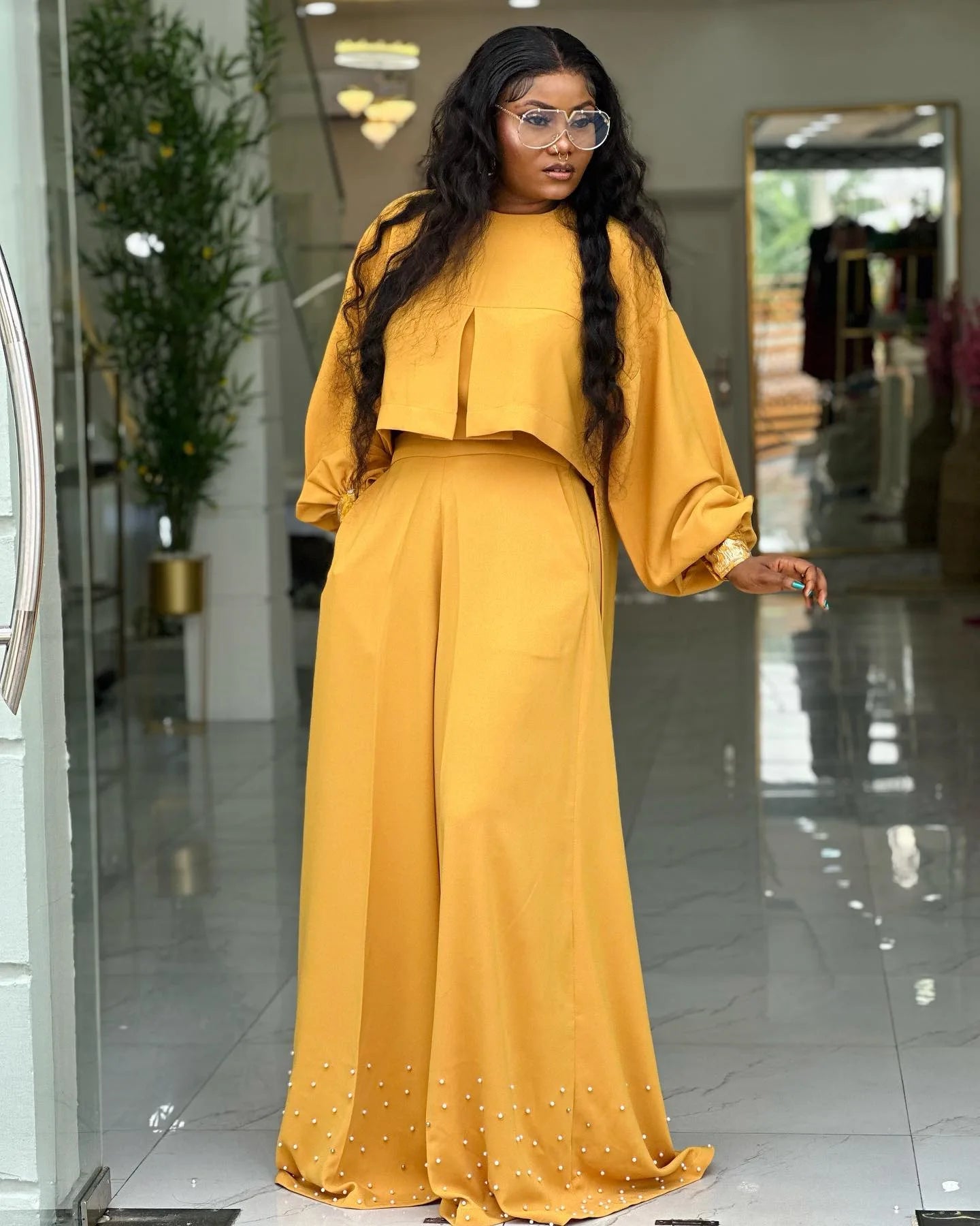 2 Piece Women Matching Sets Solid Color Two Pieces Sets Top And Pants Suits Outfits Clothing