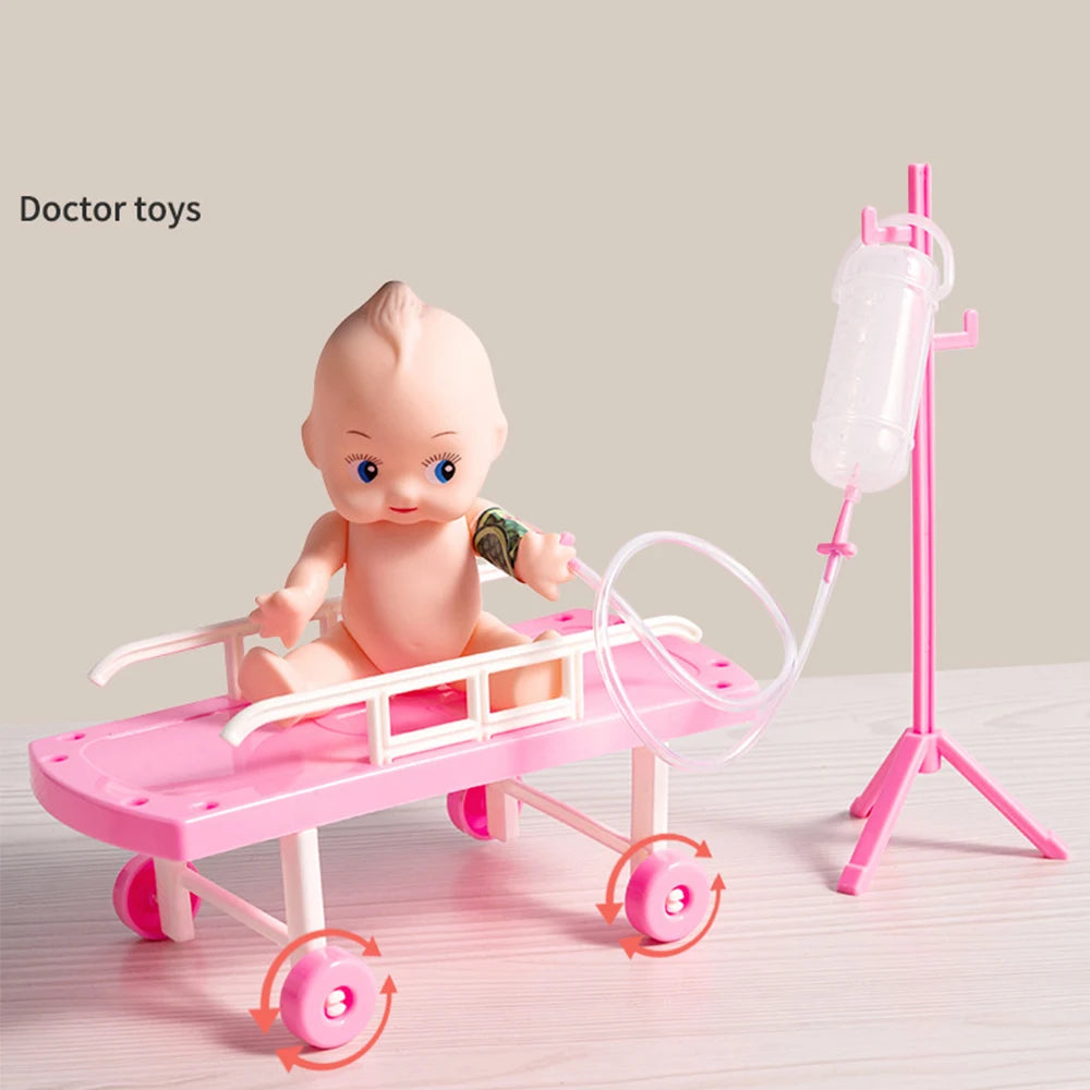 Children Doctor Play Set Simulation Nurse Toy Doctor Accessories for Kids Home Play