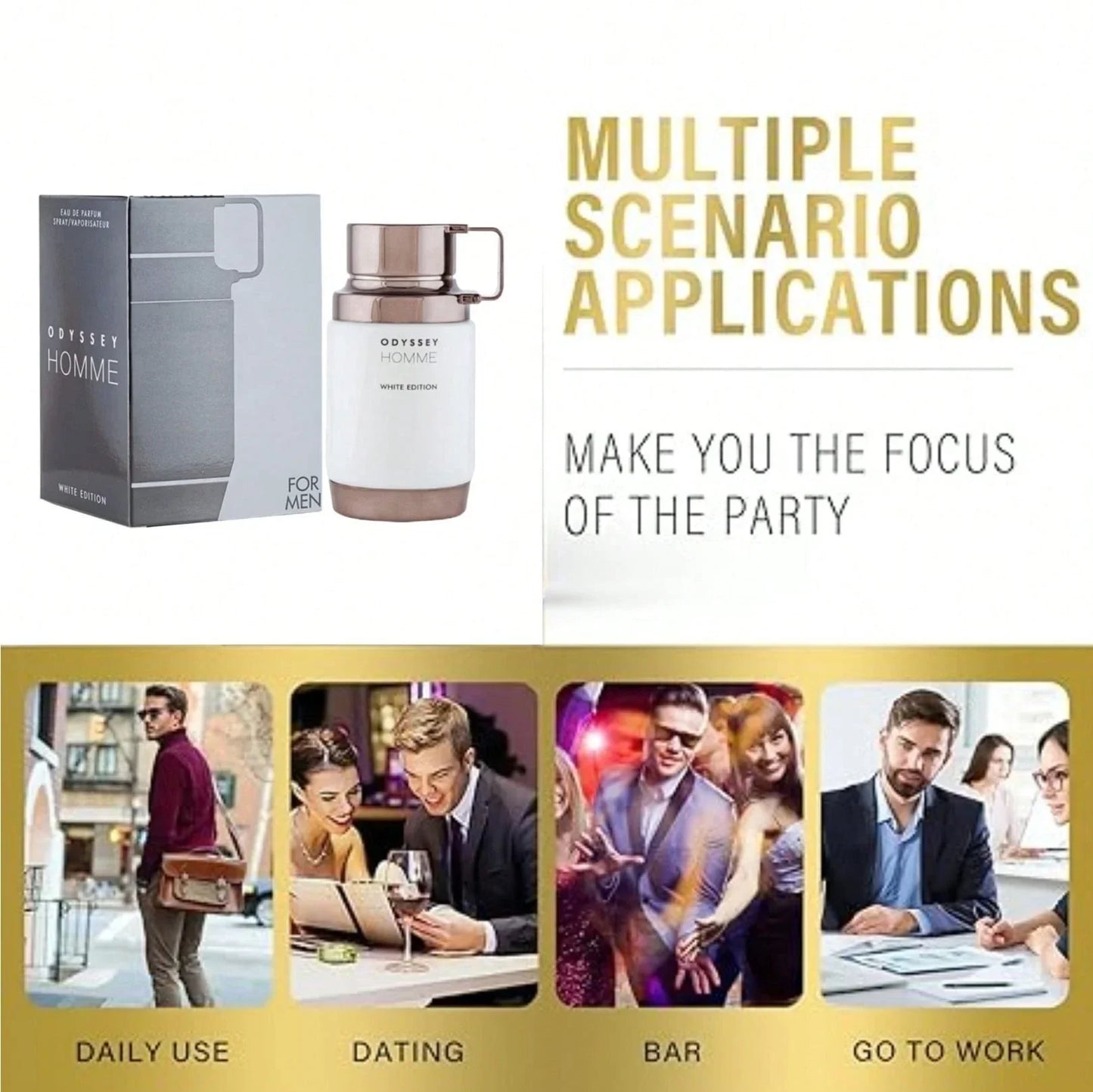 Odyssey - Mandarinsky Limited Edition by Armaf for Men - 3.4 oz EDP Spray Long lasting fragrance, Christmas gift