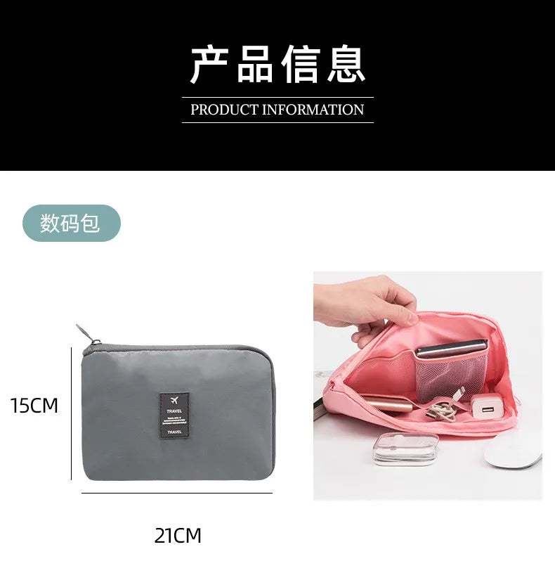 7/8/9/10 Pcs Set Travel Organizer Storage Bags