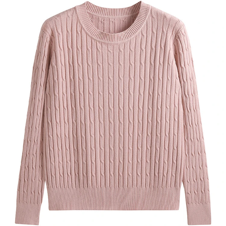 Women Cable-knit Thickening Sweater