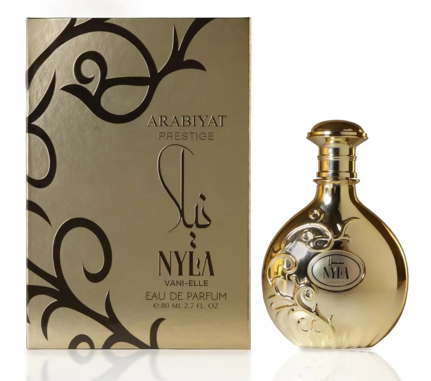 ARABIYAT Nyla Eau De Parfum Spray for Unisex 80ml Original Arab Perfumes Lasting Wood  Pheromones Perfume Cologne Makeup Present