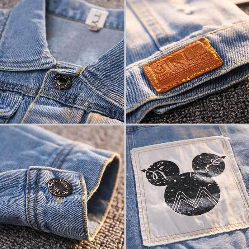 Cartoon Jean Jacket