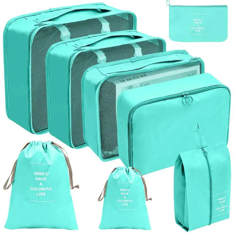 7/8/9/10 Pcs Set Travel Organizer Storage Bags