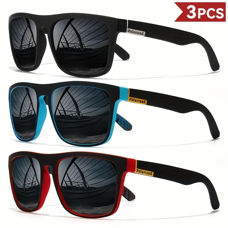 Fashion Vintage Square Polarized Sunglasses Men Women