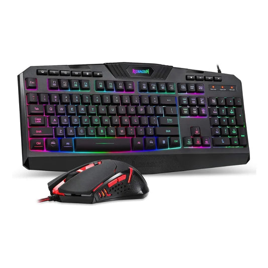 Redragon S101 Gaming Keyboard, M601 Mouse, RGB Backlit Gaming Keyboard, Programmable Backlit Mouse, Value Combo Set