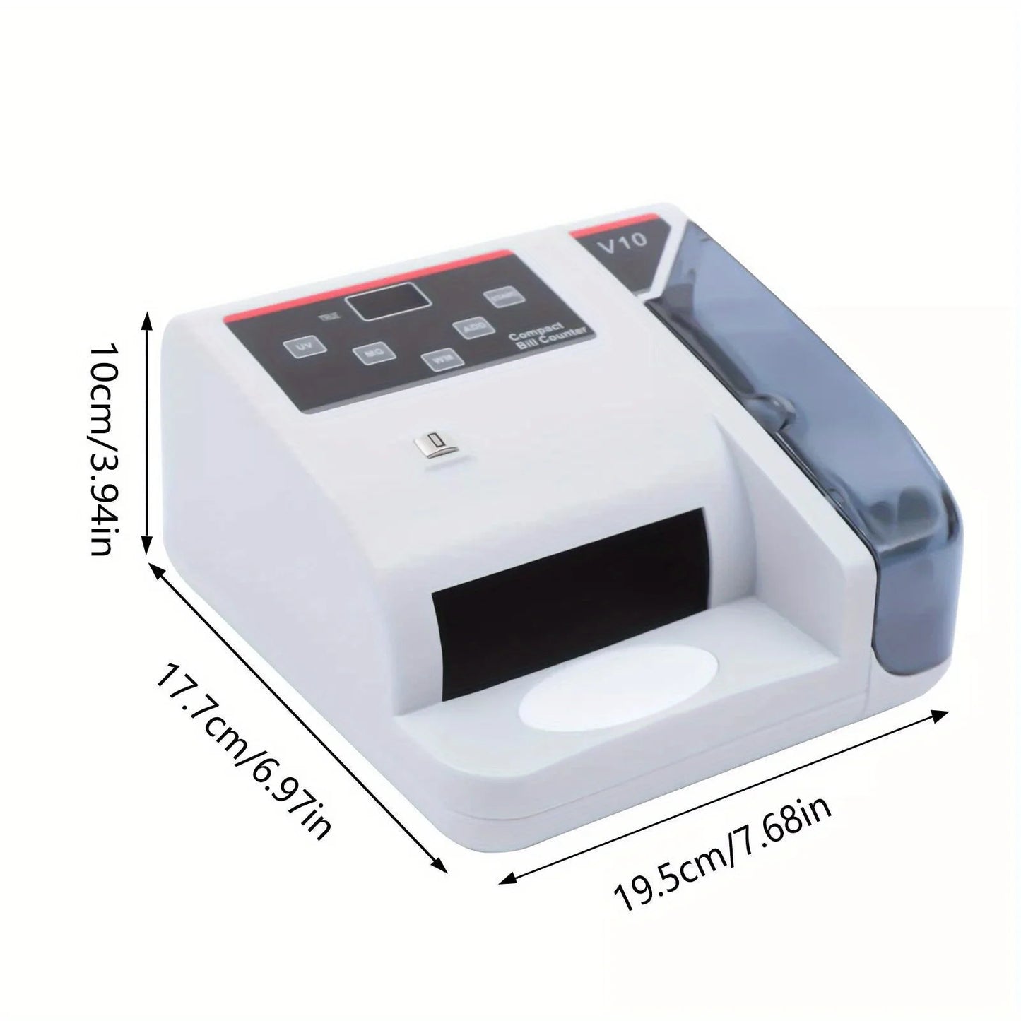 Portable Money Bill Counter Counting Machine with UV/MG/WM Counterfeit Detection