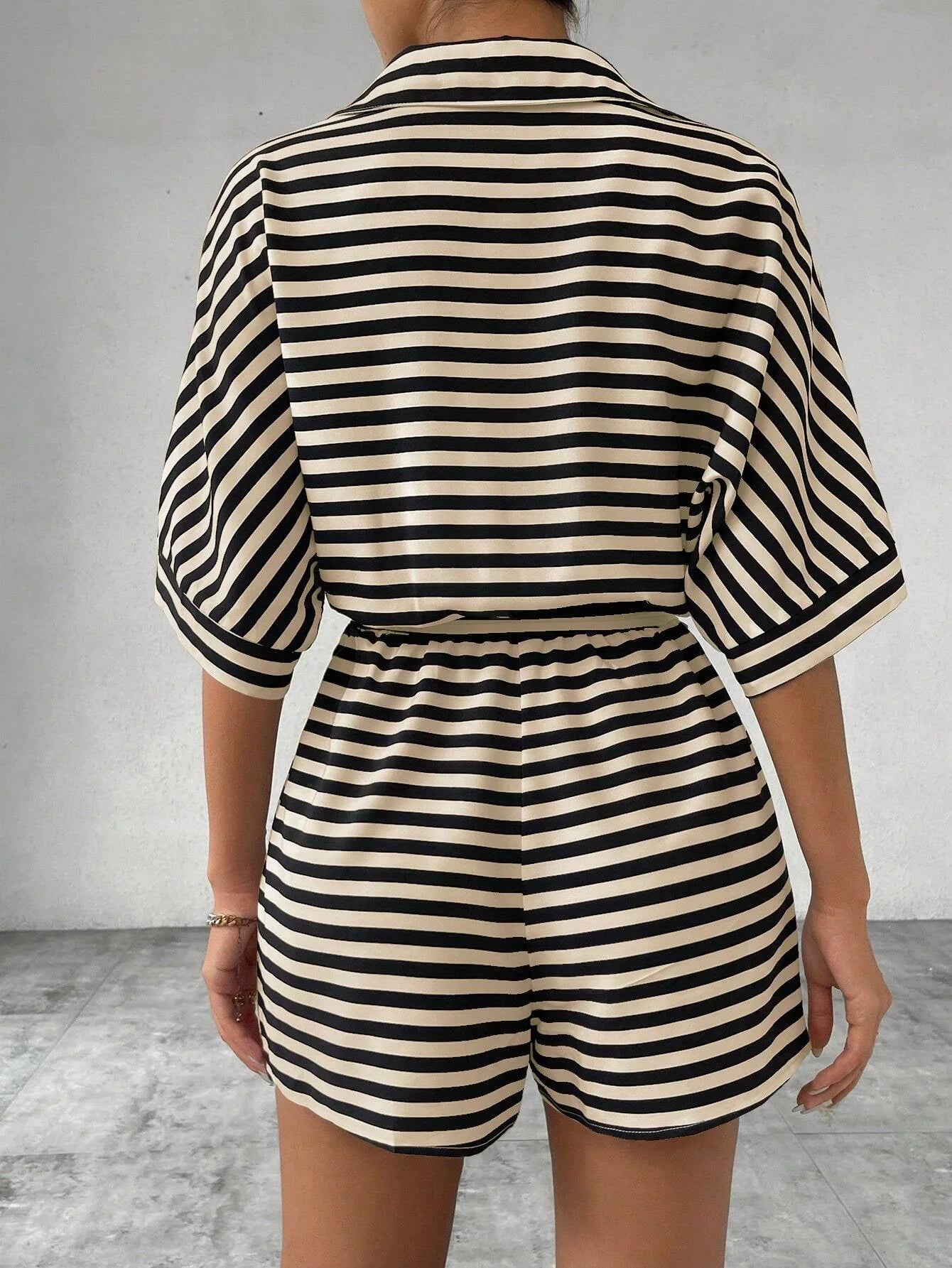 Shirt Top+ Shorts 2-piece Sets Woman