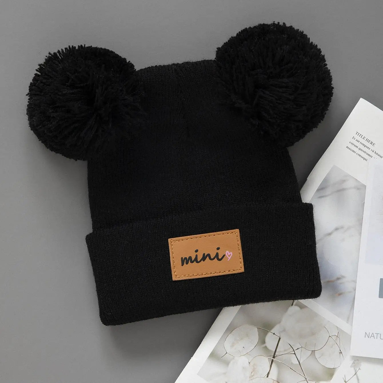 1/2pcs newborn Baby Winter Hat Kids Beanie Cap for Girls Boys Infant Accessories Children Hats Elastic 0-3Y toddler girl boy hat