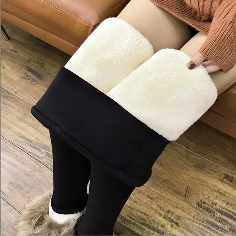 Winter Thicken Warm Leggings Women