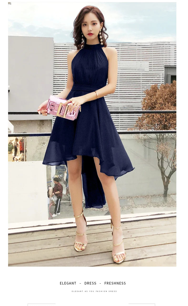 Ele ort Neline Evening Dr Women's New 2026 Faionable Fairy T Sle High End Polyester ort Dr for Par