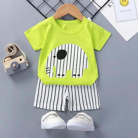 Kids Boys Girls Clothing Sets Summer Kids Outfit