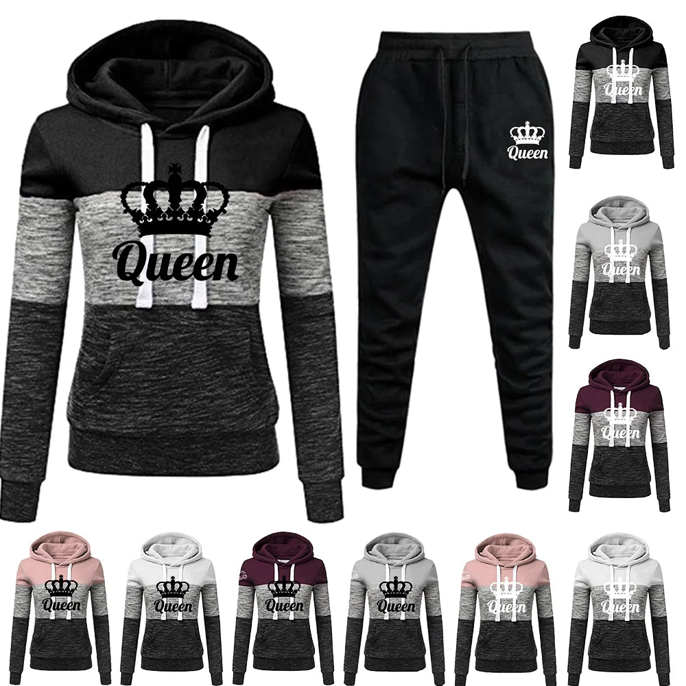 Women Queen Print Clothing Women's Sweatshirt Hoodies