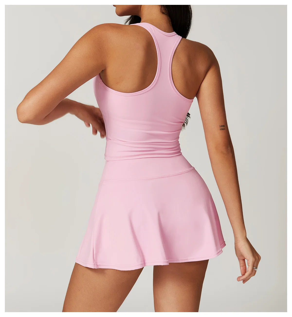 Two Pieces Fitness Yoga Set Women Gym Push Up Running Sportswear Female High Waist Tracksuits Workout Clothers Athletic Wear
