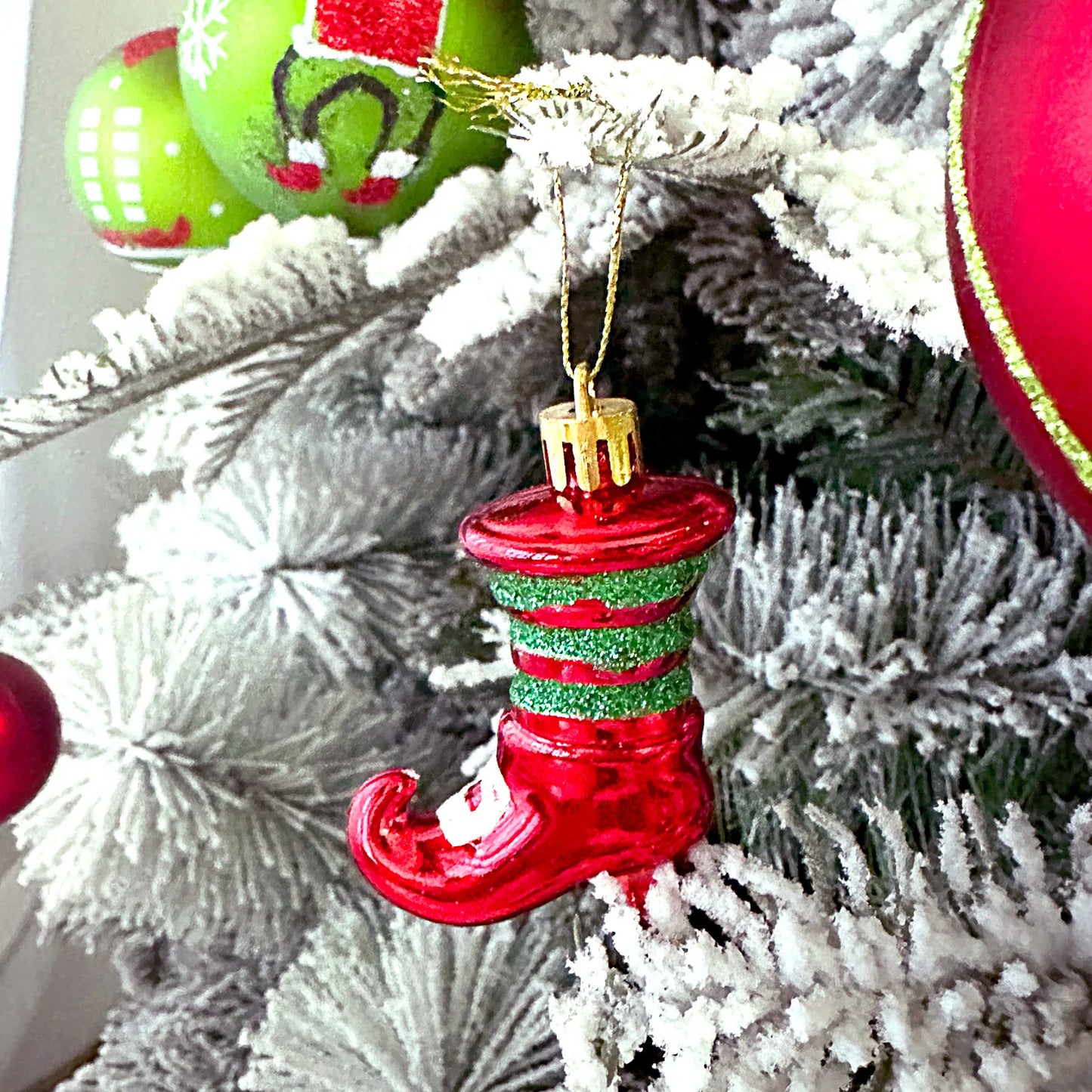 34/12/9pcs Grinch Christmas Ball Decorations