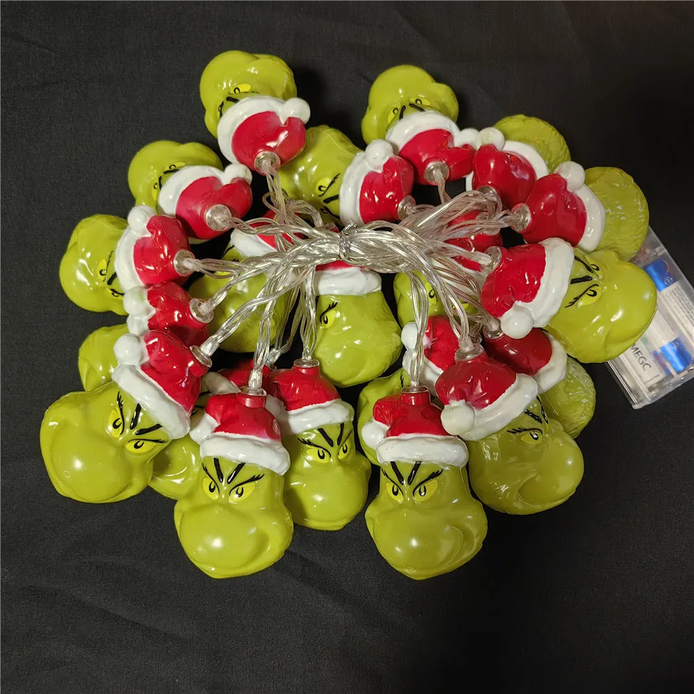 2025 Christmas LED Lights String Lights Decorations for Tree Home Garden Indoor Outdoor Beads Halloween Day Decor 704