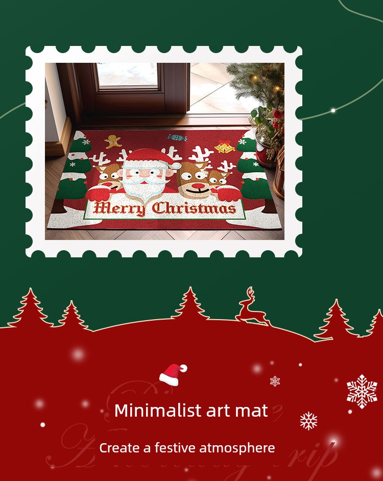 Christmas Decorations  Carpet Mat