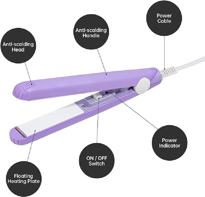 Mini Flat Iron For Travel Hair Straightener