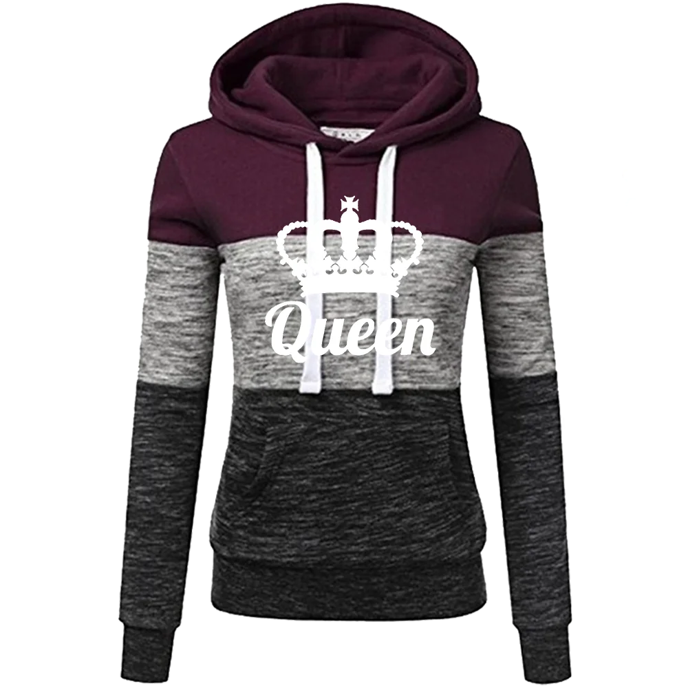 Women Queen Print Clothing Women's Sweatshirt Hoodies