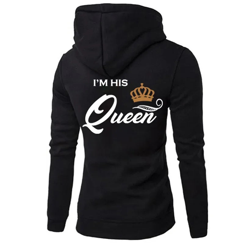 Her King or His Queen Lover Hoodies