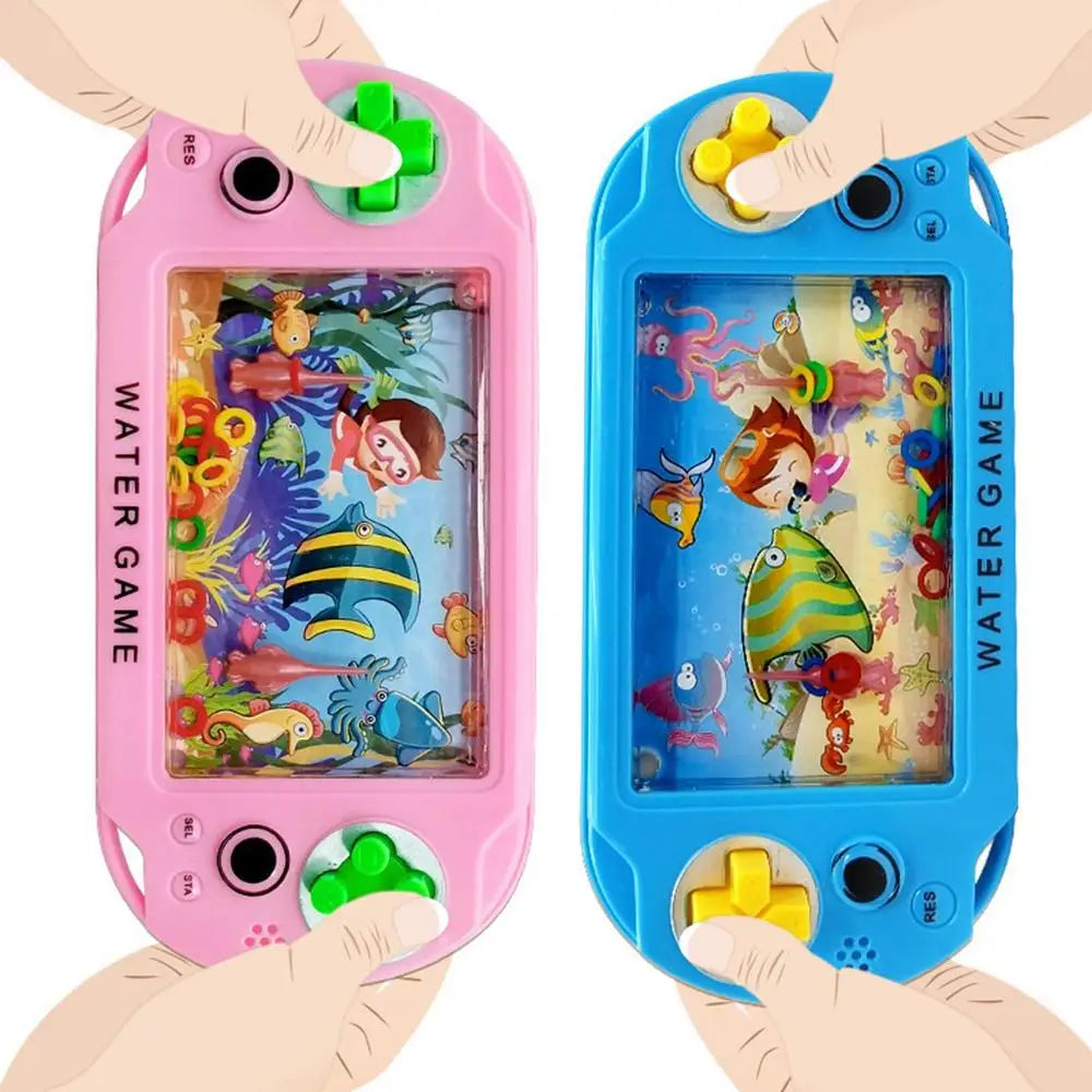Stress relief toys Water Ring Game  Nostalgic Throwing Ring Toy  Handheld Water Games Toys Birthday for Kids