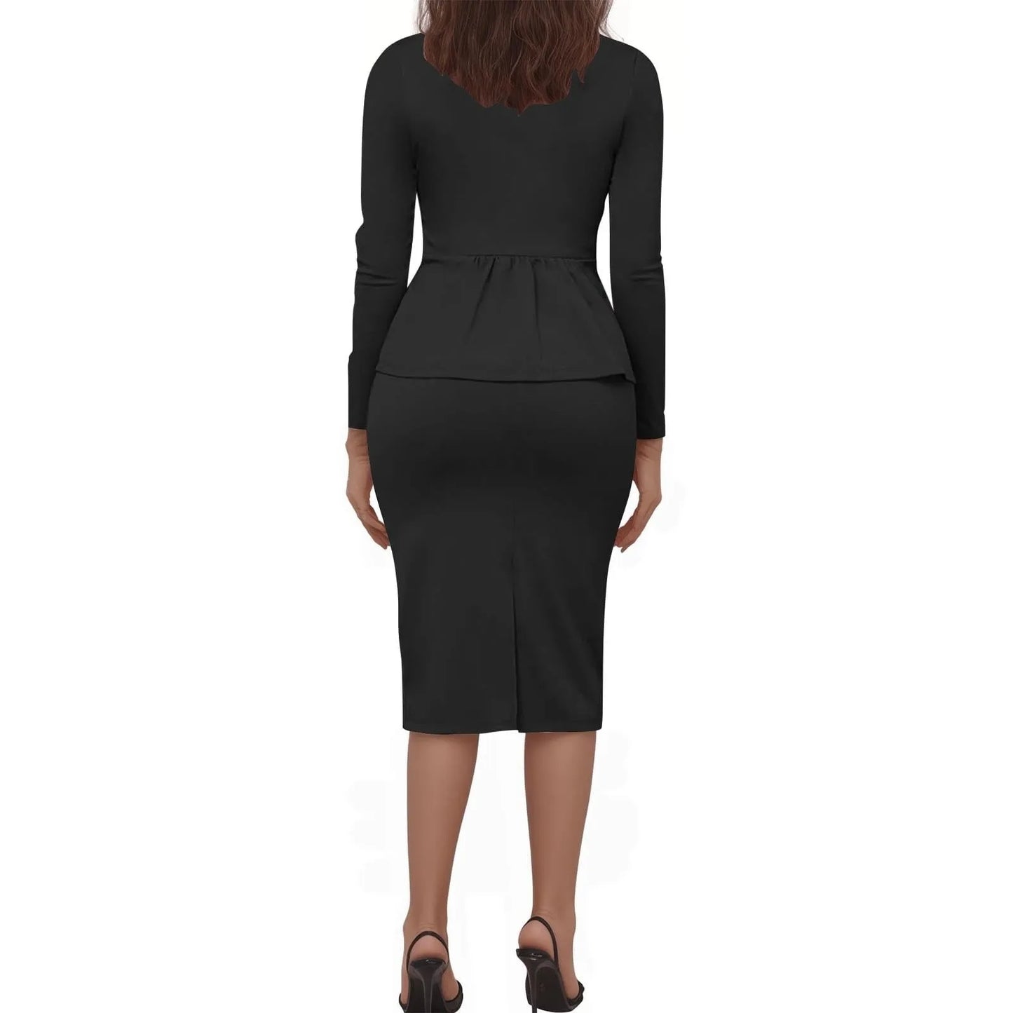 Women's Elegant Skirt Outfit 2 Piece Office Business Work Suits Festive