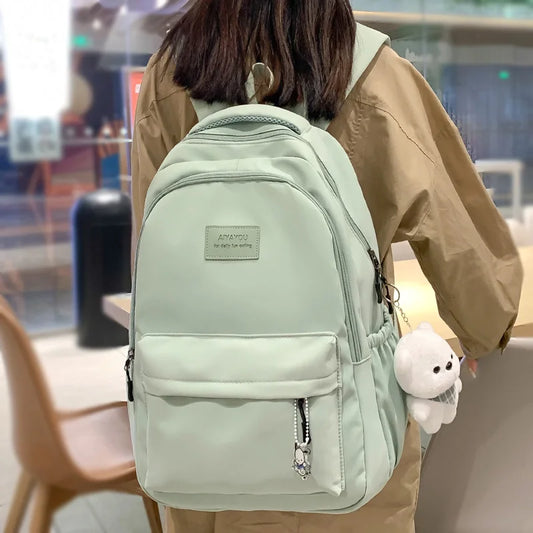 Waterproof College Backpack Trendy Women
