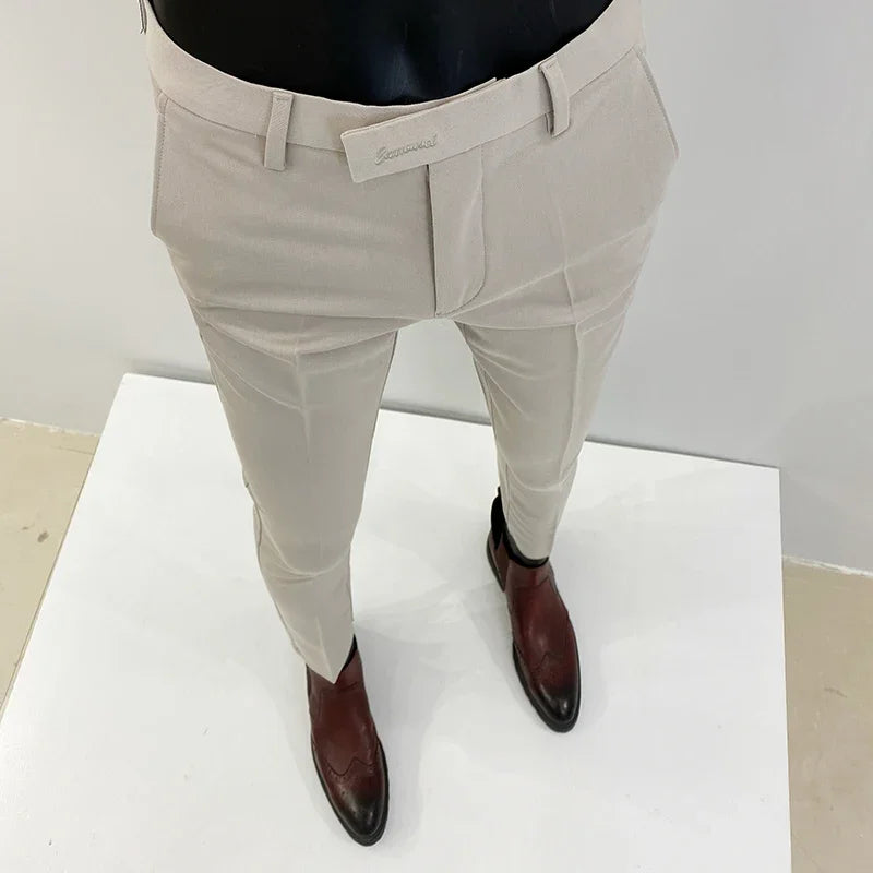 Men Suit Pants Formal Trousers