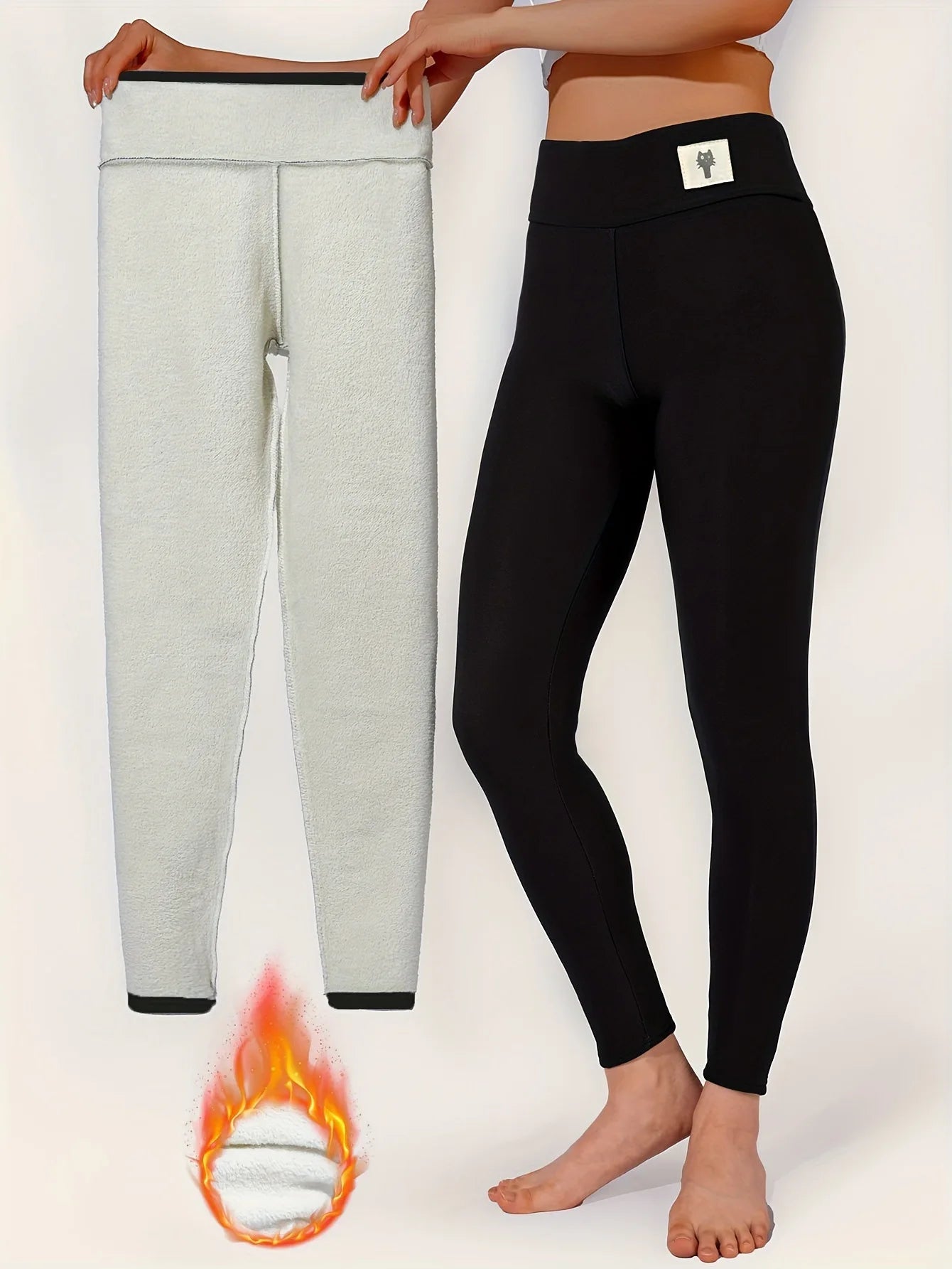 Winter Thicken Warm Leggings Women