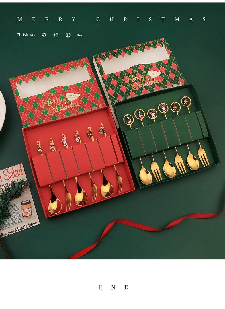 Stainless Steel Coffee Stir Spoon Christmas Gift