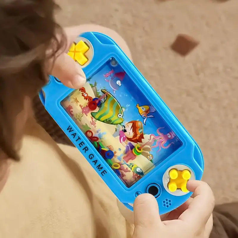 Stress relief toys Water Ring Game  Nostalgic Throwing Ring Toy  Handheld Water Games Toys Birthday for Kids