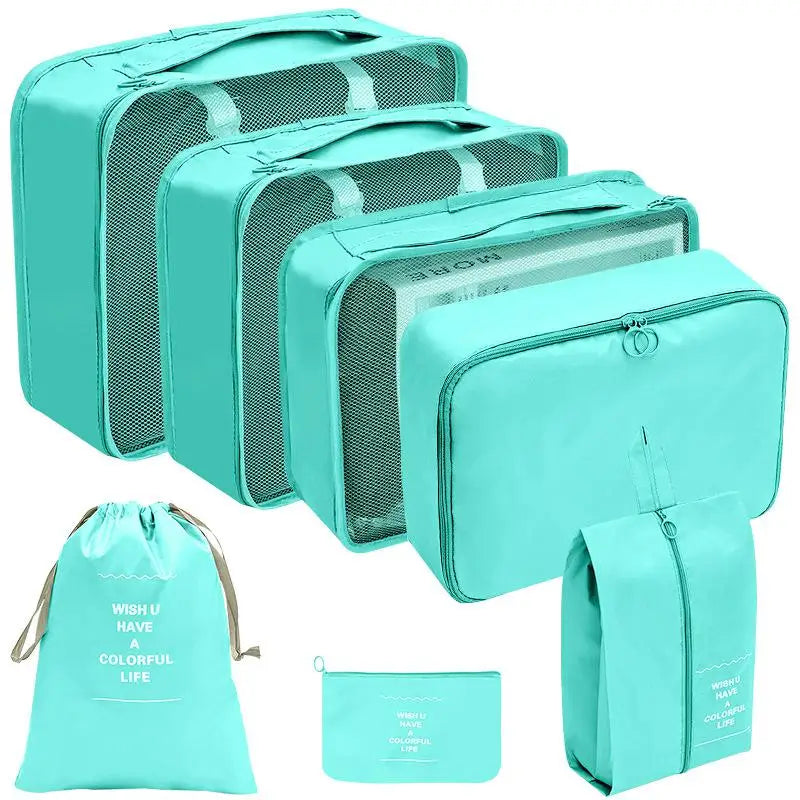 7/8/9/10 Pcs Set Travel Organizer Storage Bags