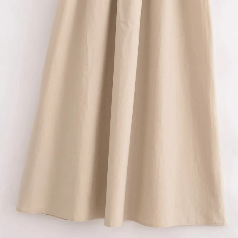 HXAO Women's Black Long Dresses Sleeveless Elegant Dresses Fashion Casual Vintage Party Khaki Dresses
