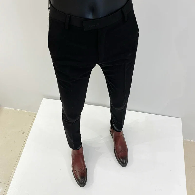 Men Suit Pants Formal Trousers