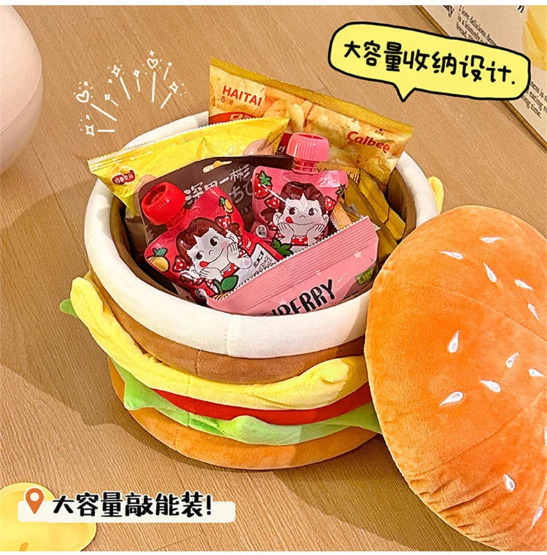 nordic Interior Hallway Living room hamburger Storage makeup stool luxury Footrest makeup low Shoe changing stool furniture