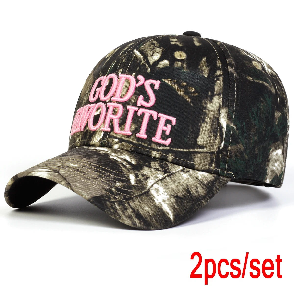 Unisex GOD'S FAVORITE Letter Embroidery Baseball Caps Outdoor Adjustable Spring and Autumn Casual Sunscreen Hat