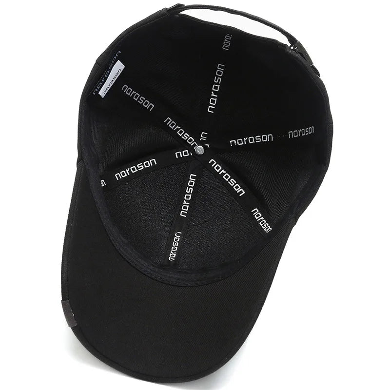 Unisex Hua Label Baseball Caps Hip Hop Cap Spring and Autumn Outdoor Adjustable Casual Hats Sunscreen Hat