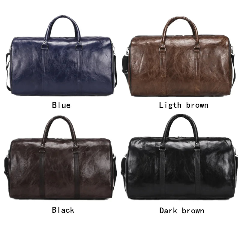 Leather Travel Bag Large Duffle