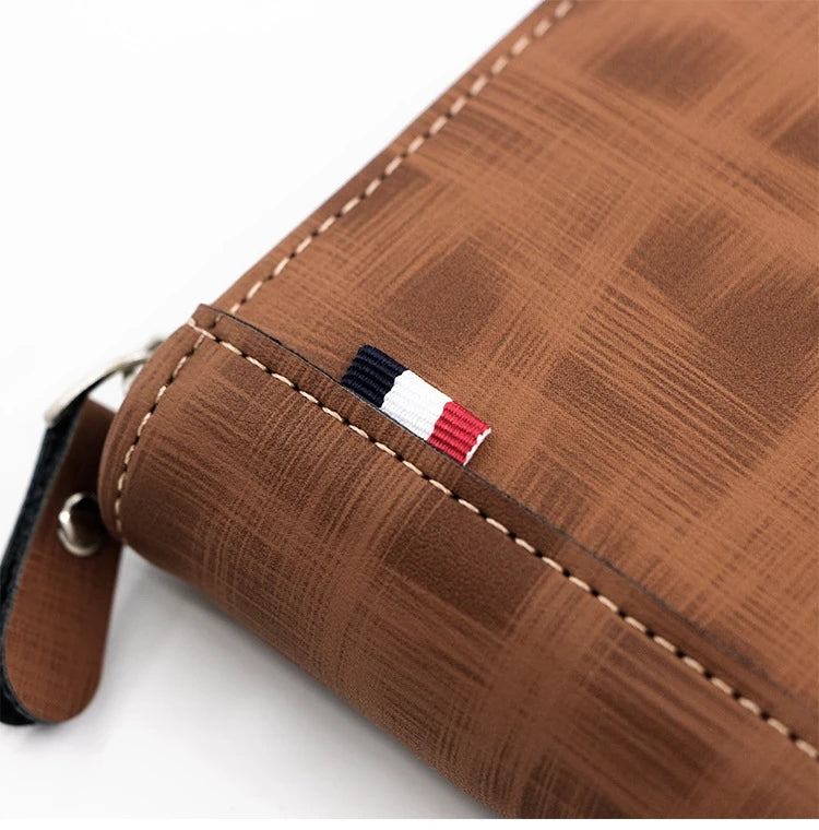 Men's Wallet Made Of Leather Wax Oil Skin Purse For Men Coin Purse