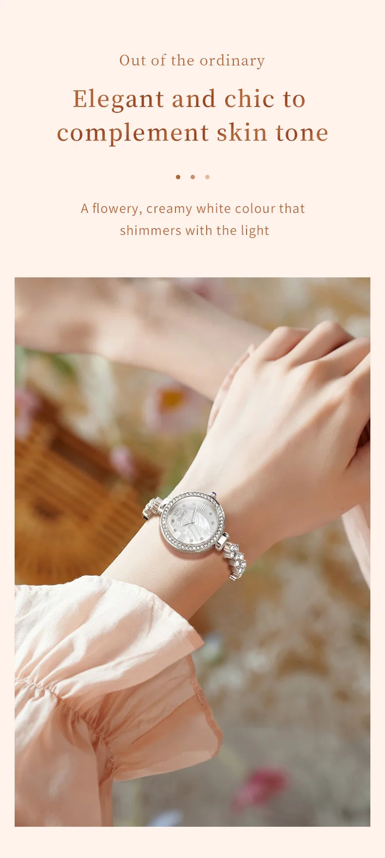 OLEVS 9903 Women Watchs Original Fashion Elegant Quartz Wristwatch Waterproof Luminous Bracelet Watch Band Diamond Bezel Reloj