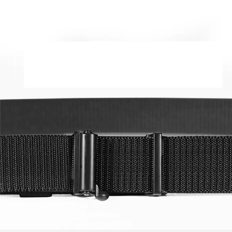 Men's Woven Belt Nylon Material Breathable Automatic Buckle Belt