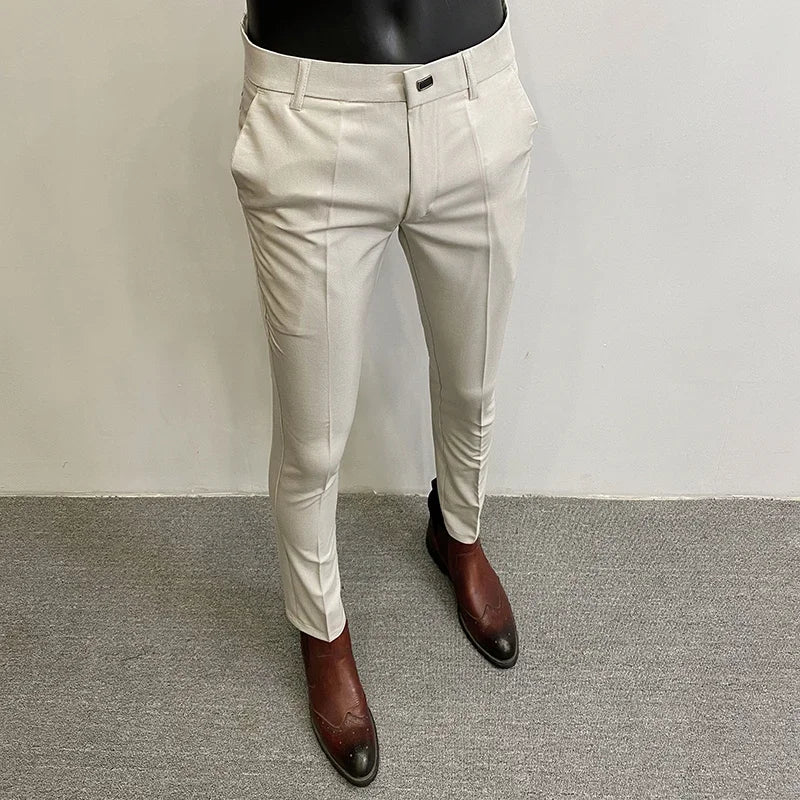 Men Suit Pants Formal Trousers