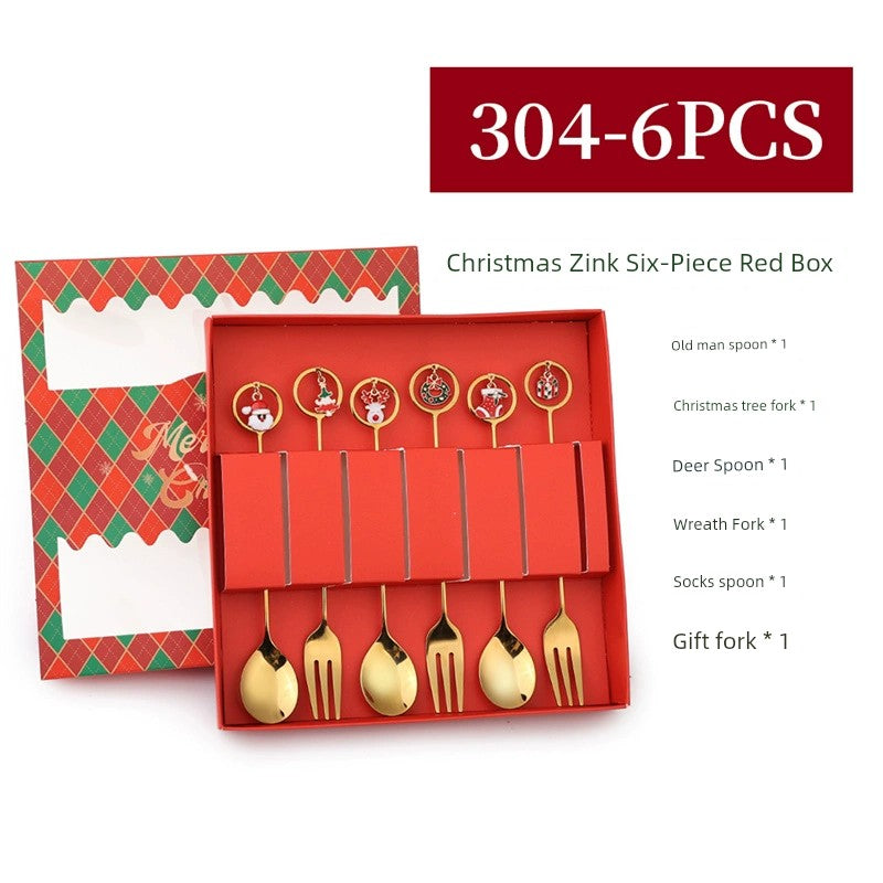 Stainless Steel Coffee Stir Spoon Christmas Gift