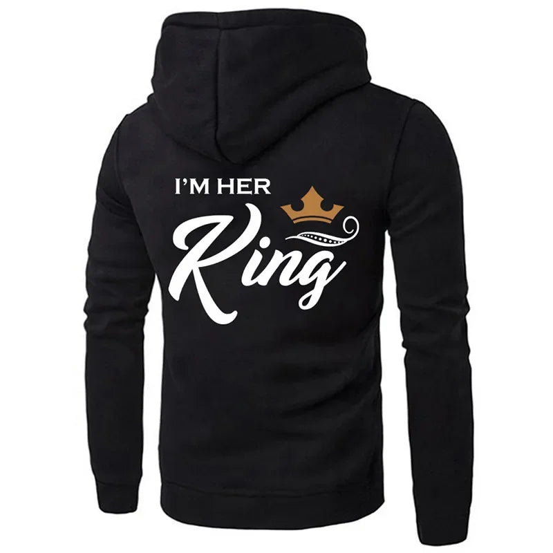 Her King or His Queen Lover Hoodies